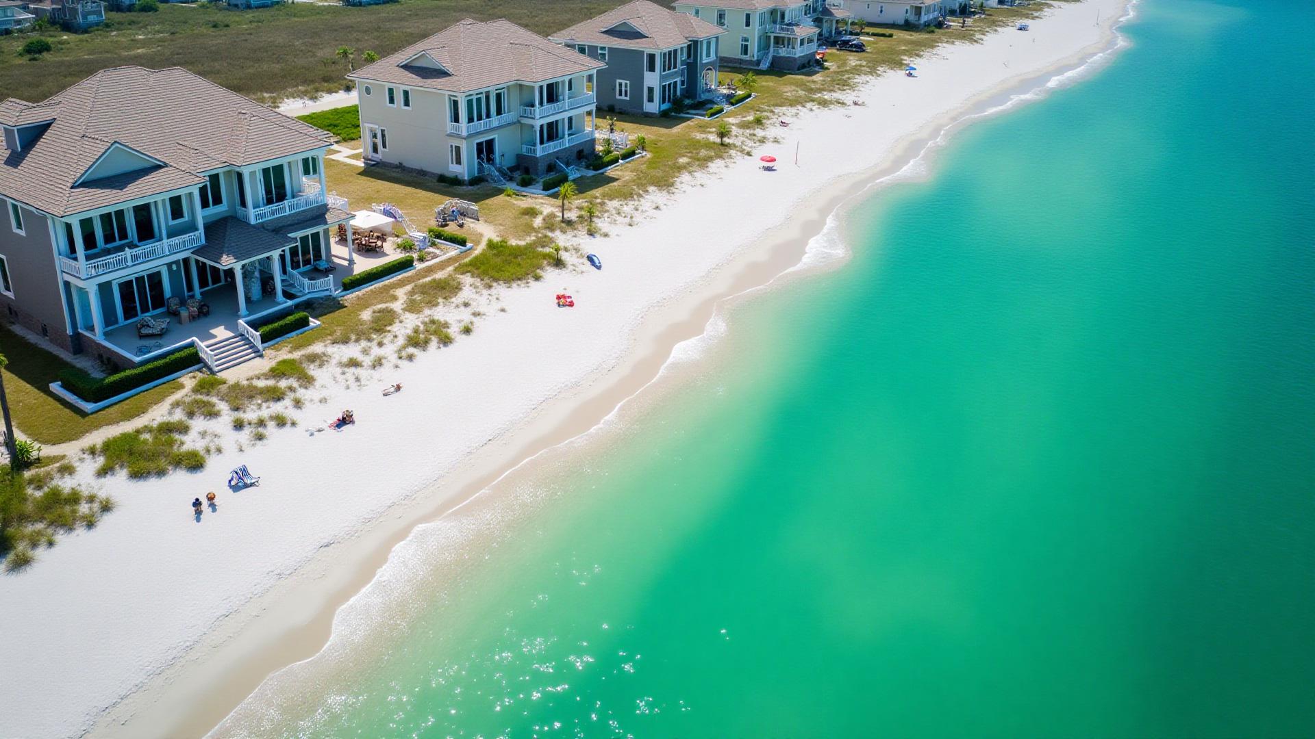 Panama City Beach beachfront vacation rental property with revenue calculator showing $100k+ earning potential - VRATB property management